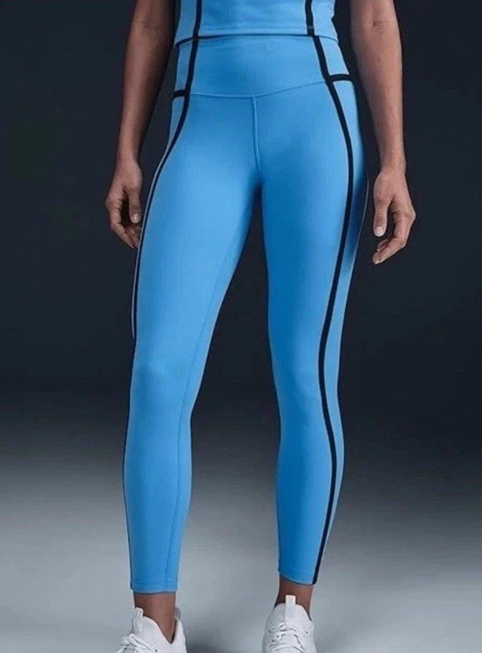 Women Nike One Dry-Fit High-Waisted 7/8 Legging Sz.Xs . Sky Blue HJ1137412